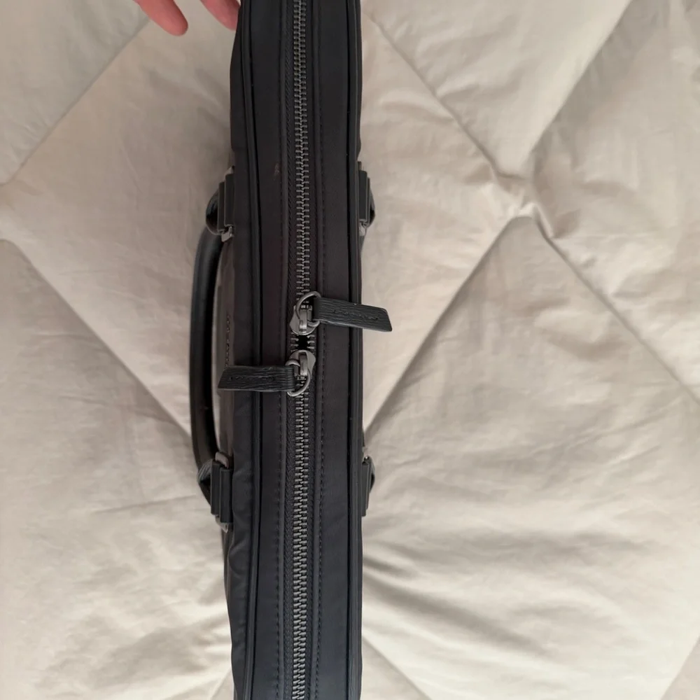 Ted Baker slim briefcase in Navy Blue